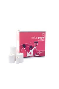 Papel térmico Fabrisa Pack 10 rollos sin BPA 57x60x12 mm Imagen principal del producto