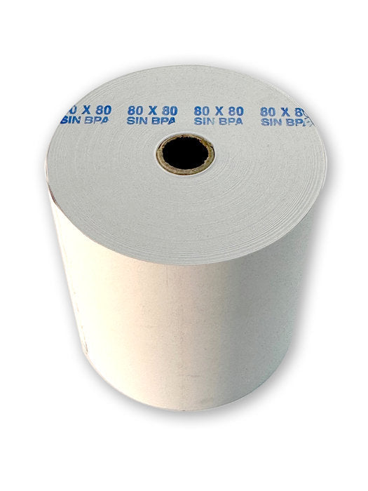 Rollo Térmico sin BPA 80x80 12 mm Fabrisa