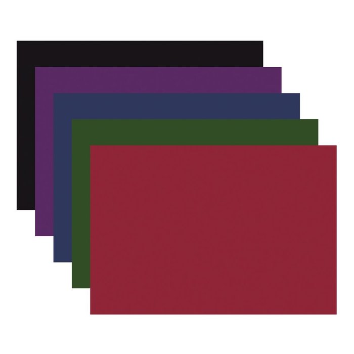 CARTULINA 180G 50X65 25H SURTIDO OSCURO | 25 UNIDADES | (FABRISA)