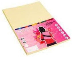 Papel A4 Amarillo Fabrisa para manualidades y oficina