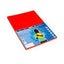Paquete Papel A4 100H 80G Color Rojo Fabrisa
