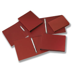 CARPETA FOLIO APAISADA 2 ANILLAS 25MM CARTON CUERO REDONDA | 6 UNIDADES | (FABRISA)