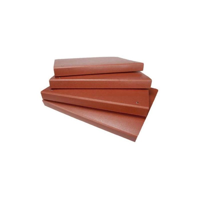 CARPETA FOLIO APAISADA 2 ANILLAS 40MM CARTON CUERO | 6 UNIDADES | (FABRISA)