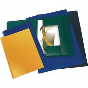CARPETA DIBUJO A3 GOMAS Y SOLAPAS CARTON GOFRADO AZUL Imagen principal del producto