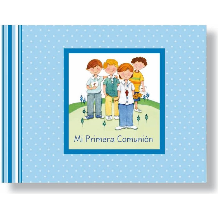 Libro Comunión Elegance Apaisado Azul EDICROMO