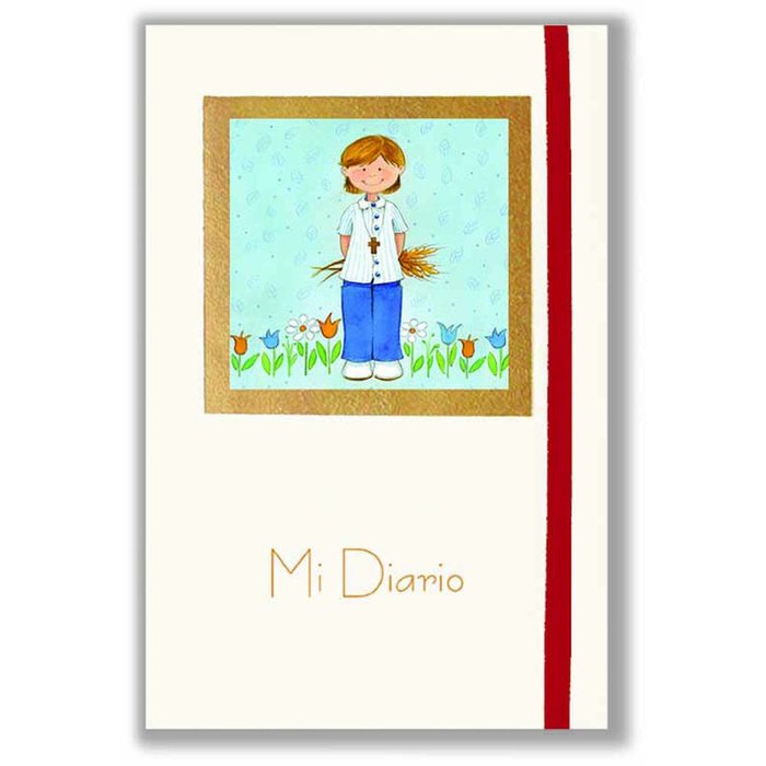Mi Diario Comunión Niño EDICROMO en papel blanco