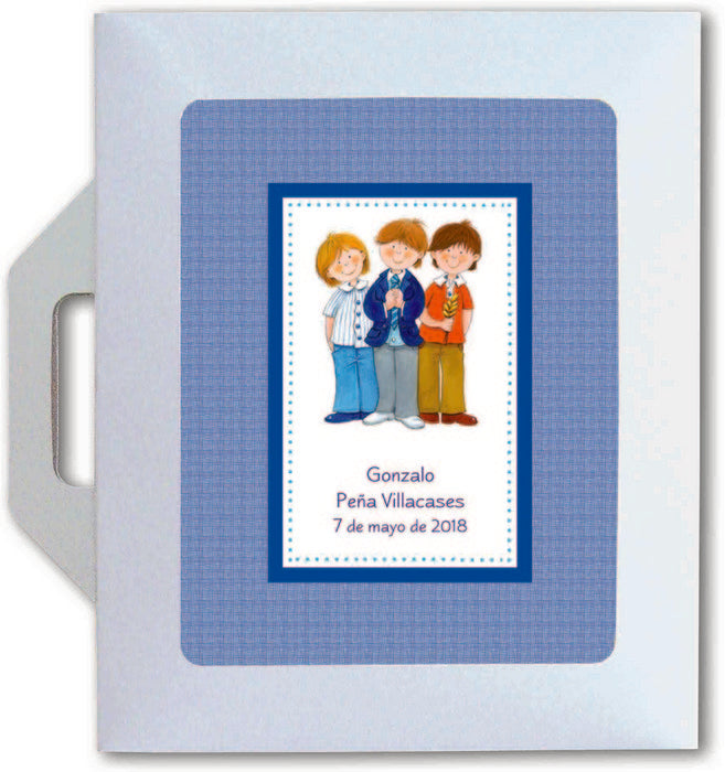Conjunto carpeta y libro elegance Edicromo para comunión Imagen principal del producto