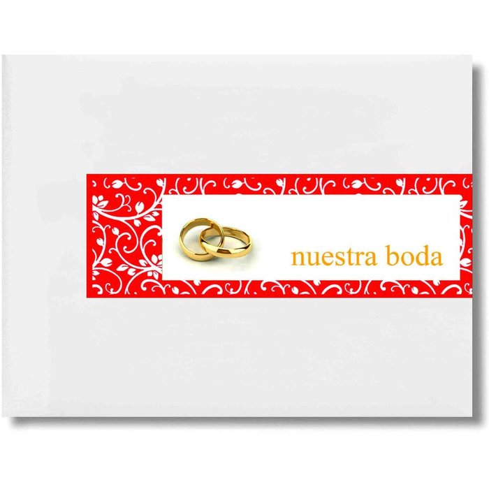 Libro Firmas Boda Anillos EDICROMO Imagen principal del producto