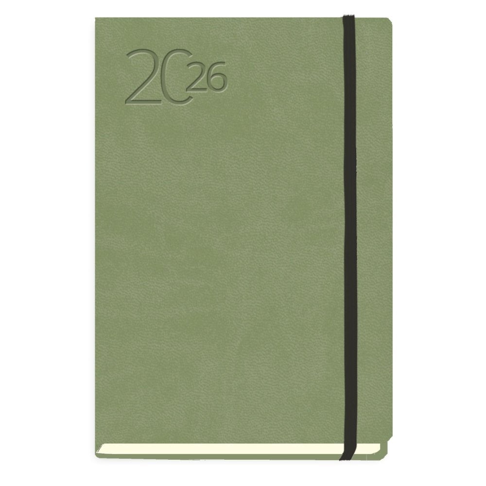 AGENDA ANUAL 2026 BARCINO TAPA FLEXIBLE POLIPIEL VERDE SV | MYRGA Imagen principal del producto