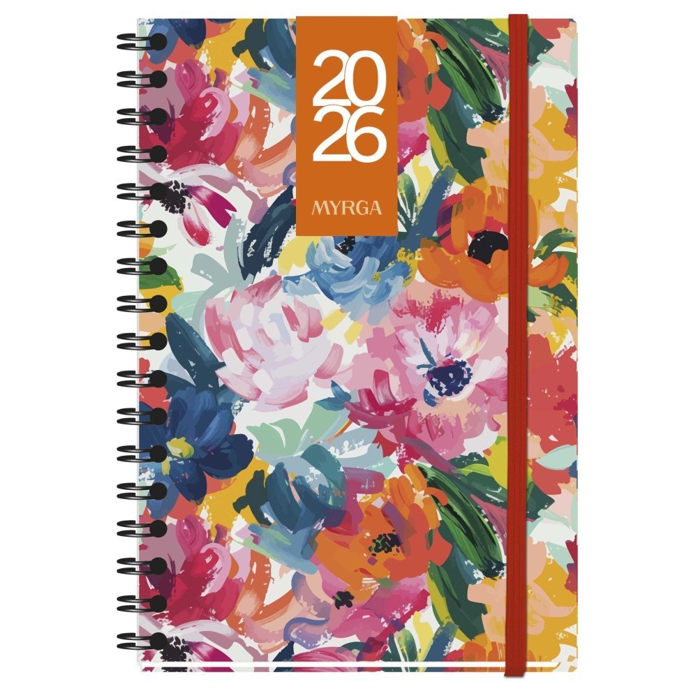 AGENDA ANUAL 2026 TEXTURE WIREO TAPA DURA PRIMAVERA SV | MYRGA