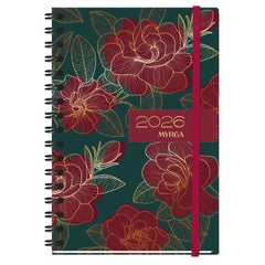AGENDA ANUAL 2026 TEXTURE WIREO TAPA DURA ROUGE SV | MYRGA