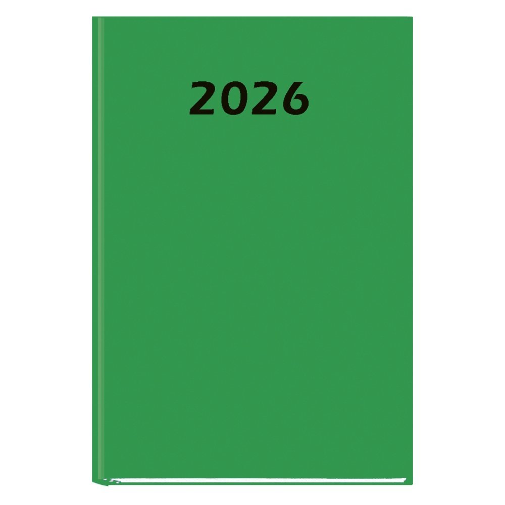 AGENDA ANUAL 2026 SALERNO TAPA DURA VERDE SV | MYRGA Imagen principal del producto