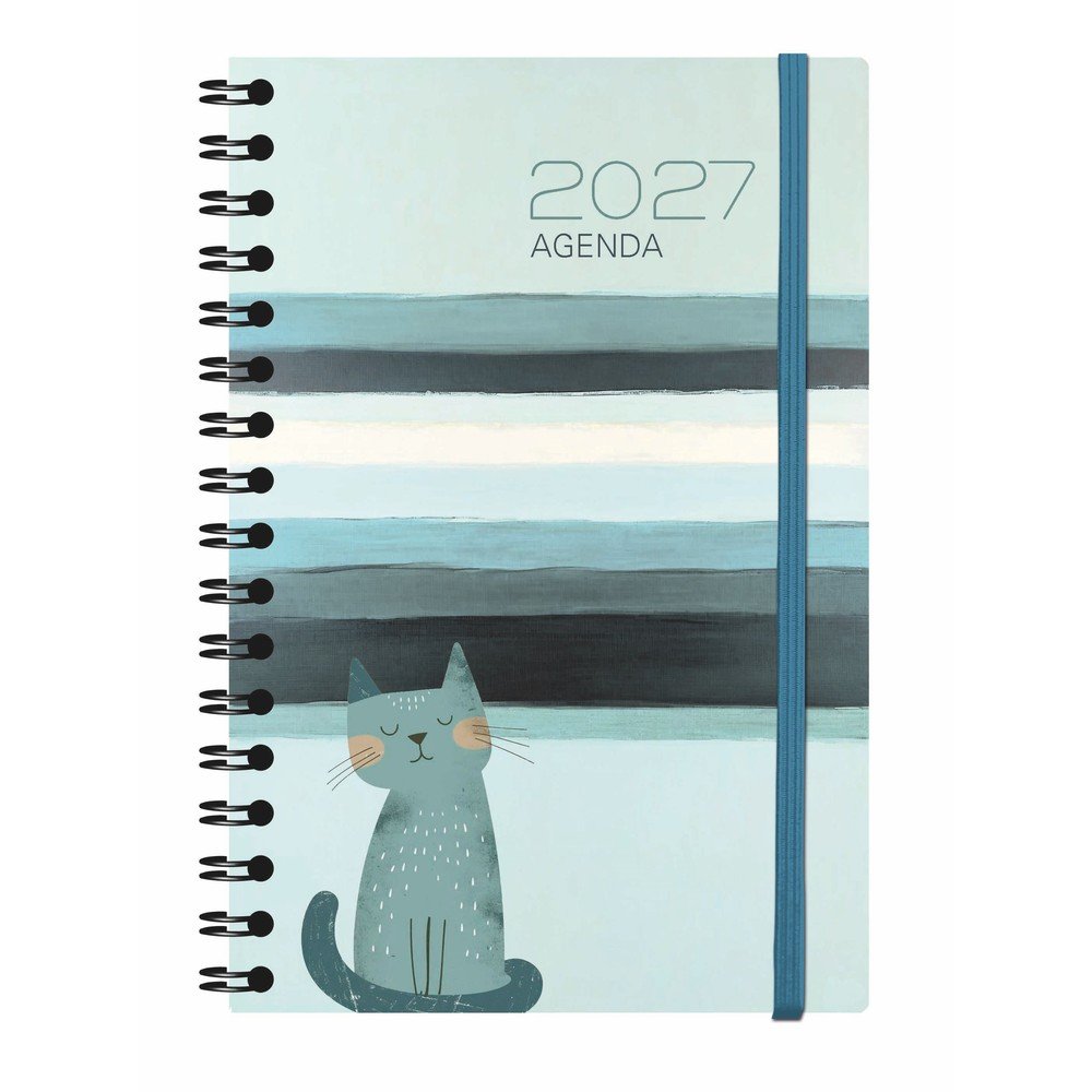 Agenda Anual 2027 Día Página Wire-O Tapa Dura Myrga