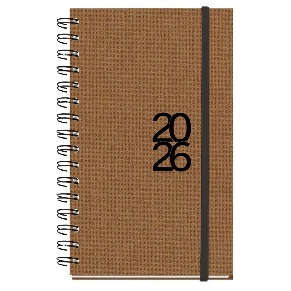 AGENDA ANUAL 2026 LIEBANA NATURE TELA CANELA SV | MYRGA Imagen principal del producto