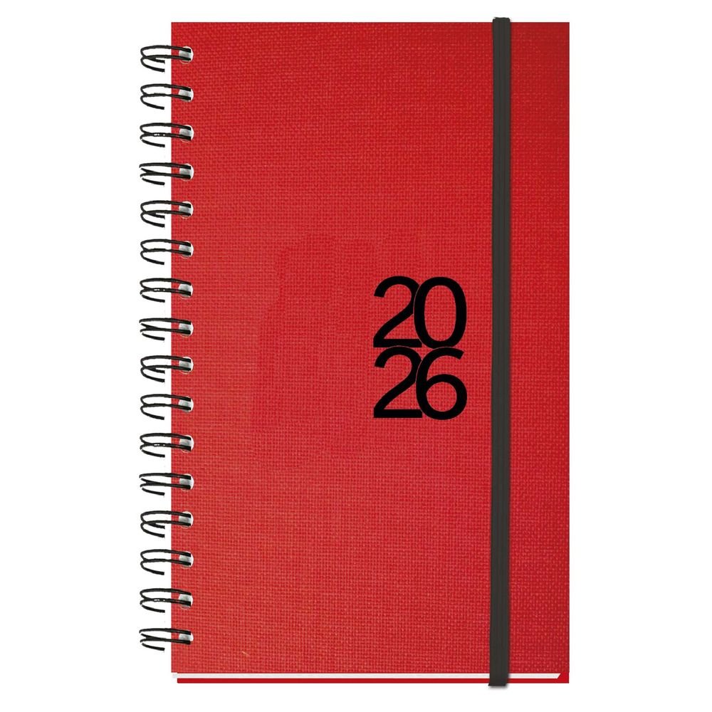 AGENDA ANUAL 2026 LIEBANA NATURE TELA ROJO SV | MYRGA Imagen principal del producto