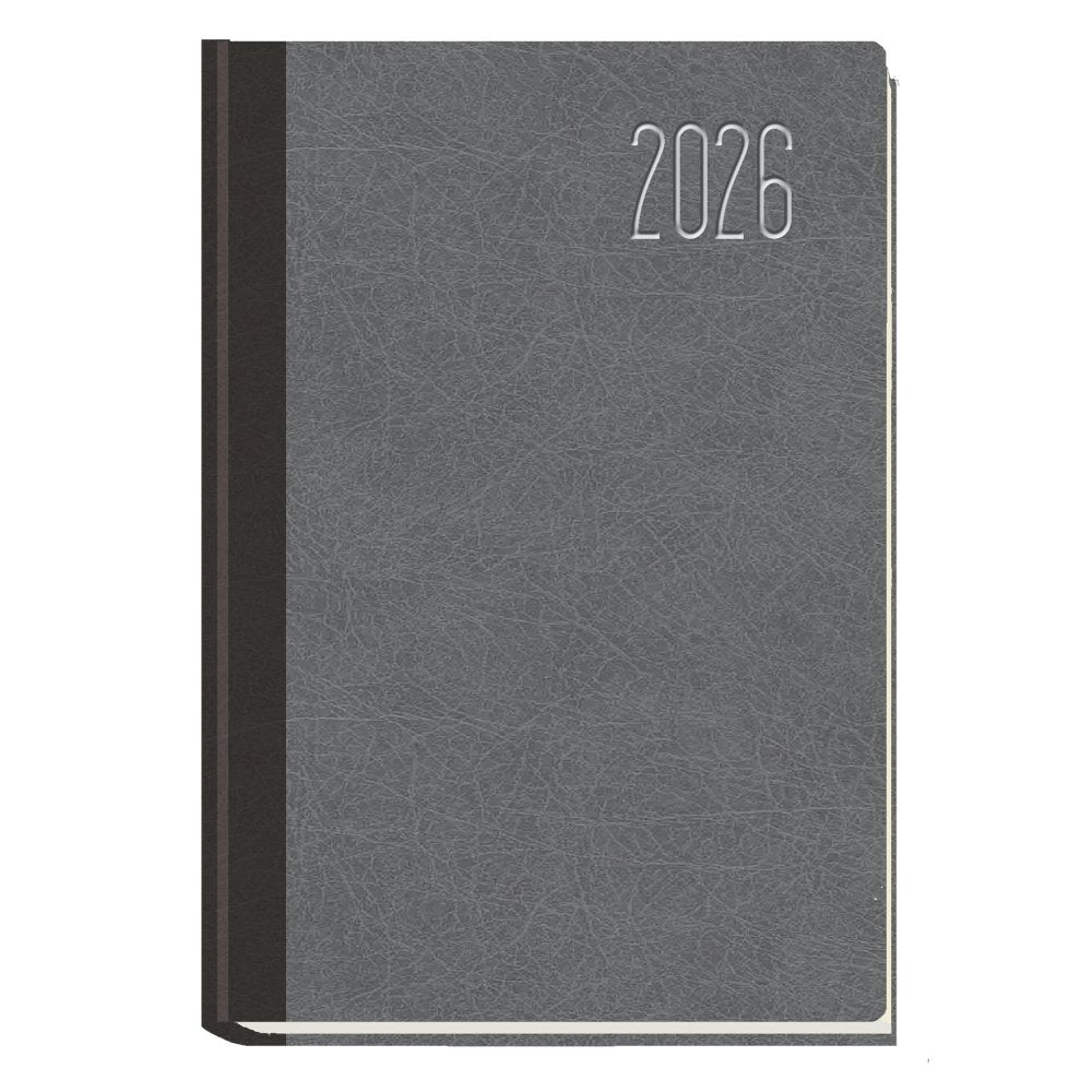 AGENDA ANUAL 2026 ZAHARA BASIC DIA PAGINA GRIS | MYRGA