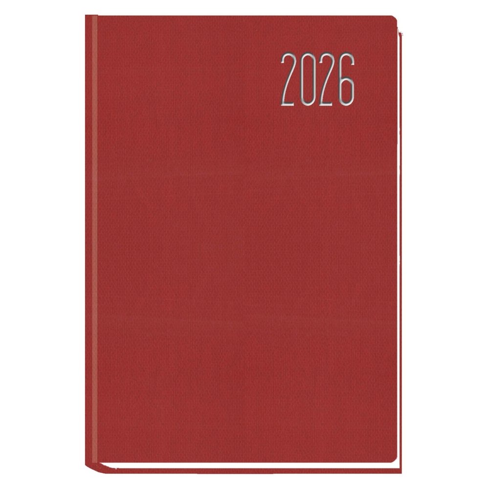 AGENDA ANUAL 2026 ZAHARA BASIC DIA PAGINA ROJO | MYRGA