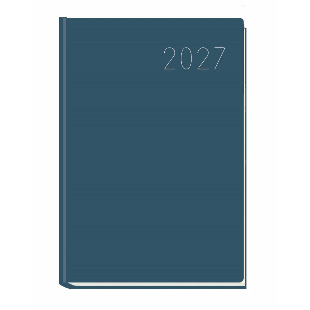 Agenda Anual 2027 Zahara Basic Día Página Azul