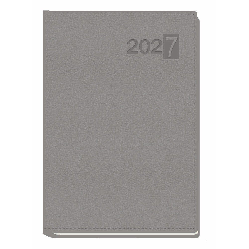 Agenda Anual 2027 Zahara Basic Día Página Gris