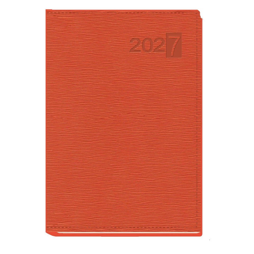 Agenda Anual 2027 Zahara Basic Día Página Naranja Myrga