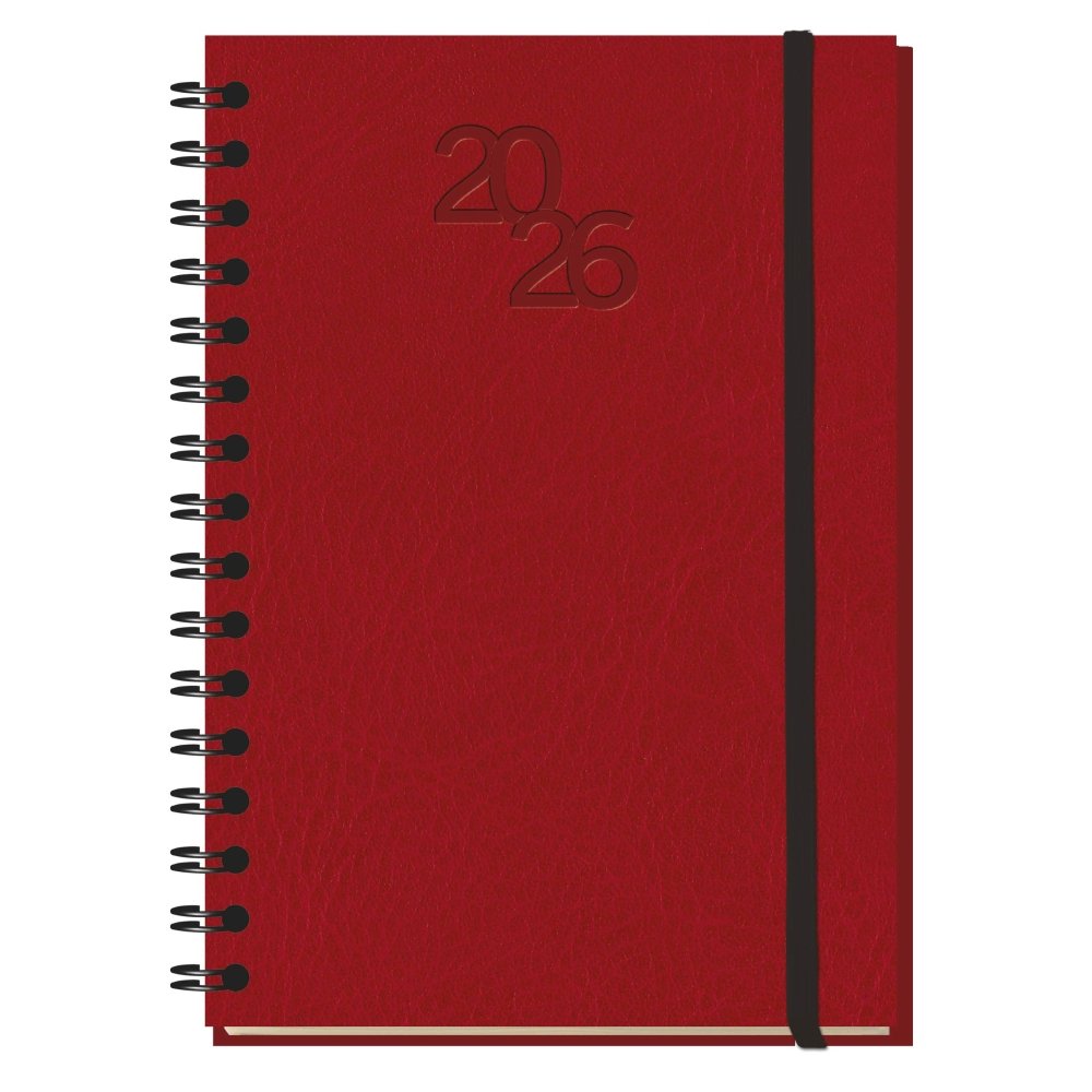 AGENDA ANUAL 2026 LAREDO WIREO DIA PAGINA ROJO | MYRGA Imagen principal del producto