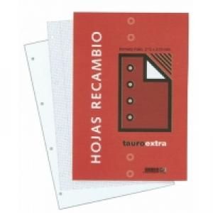 RECAMBIO FOLIO 80H 4 TALADROS MILIMETRADO | 1 UNIDADES | (MANIPULADOS ZORRILLA)