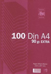 Paquete a4 100h 90g liso premier