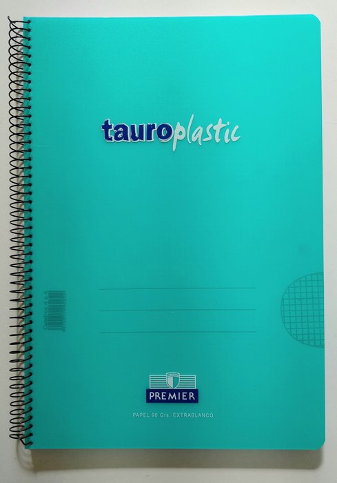 Bloc Espiral Estándar Cuadro 4MM 80H 90g | Manipulados Zorrilla | Polipropileno | Formato Estándar | Pack 8 Unidades