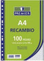 Recambio A5 100H 4 Taladros 90G Pauta 3,5mm C/m Premier