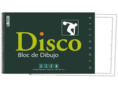 ✅ BLOC DIBUJO FOLIO DISCO 170 SIN RECUADRO ESPIRAL