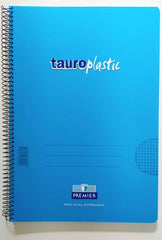 Bloc Espiral A5 Liso 80H 90g | Manipulados Zorrilla | Polipropileno | Formato A5 | Pack 8 Unidades