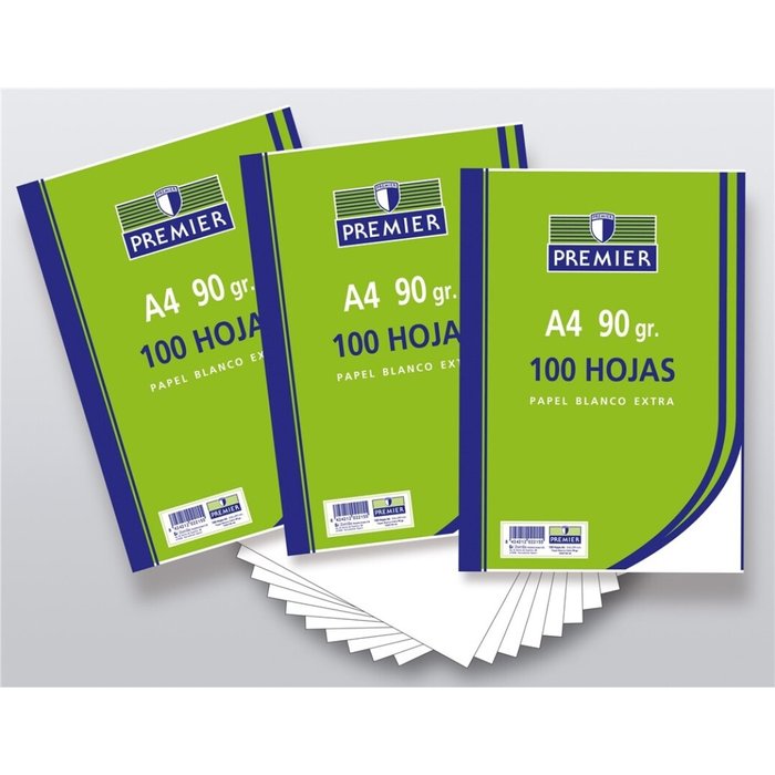 Papel A4 90 g Liso Premier Pack 100 hojas Tauro Imagen principal del producto