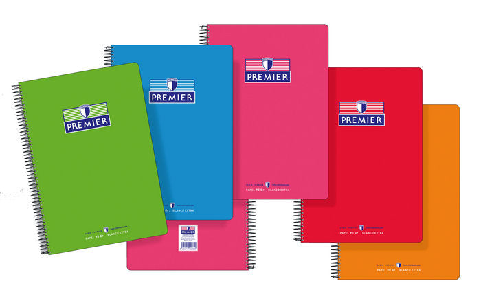 Bloc Espiral A4 Cuadro 4MM 80H 90g | Manipulados Zorrilla | Cartón | Formato A4 | Pack 8 Unidades