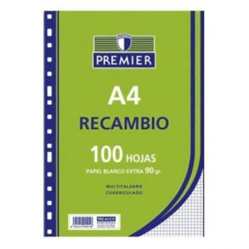 Recambio Premier 100H A4 90Gr Horizontal Imagen principal del producto