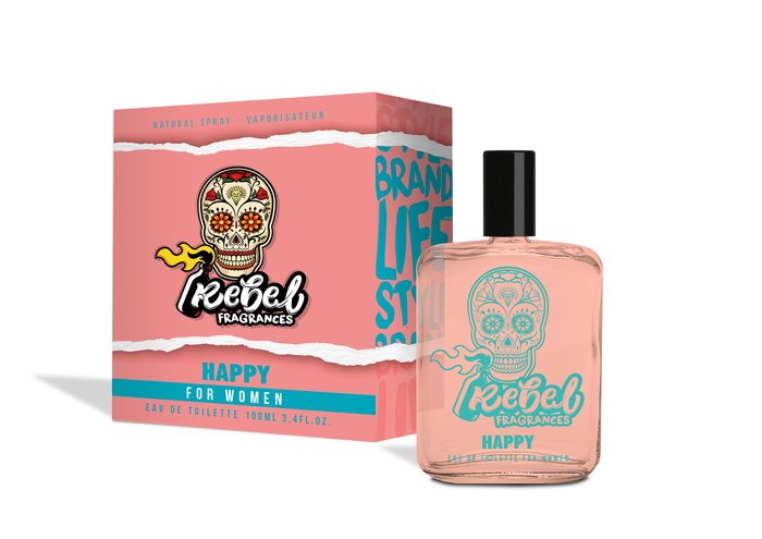 REBEL EAU DE TOILETTE WOMEN HAPPY 100 ML | ARASALFA | 1 UNIDAD | 8424730023955