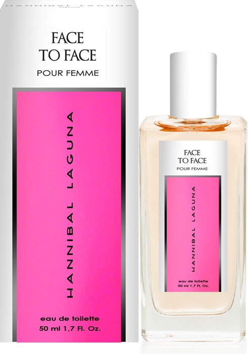 PERFUME 50ML HANNIBAL LAGUNA FACE TO FACE MUJER | SAPHIR | ENVASE 6 UDS. UNIDAD | 28424730034825 Imagen principal del producto