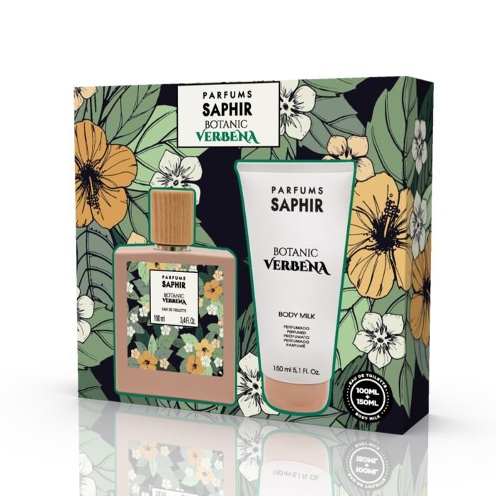 Estuche Duplo Perfume Botanic Verbena 100 ml + Body Milk SAPHIR Imagen principal del producto