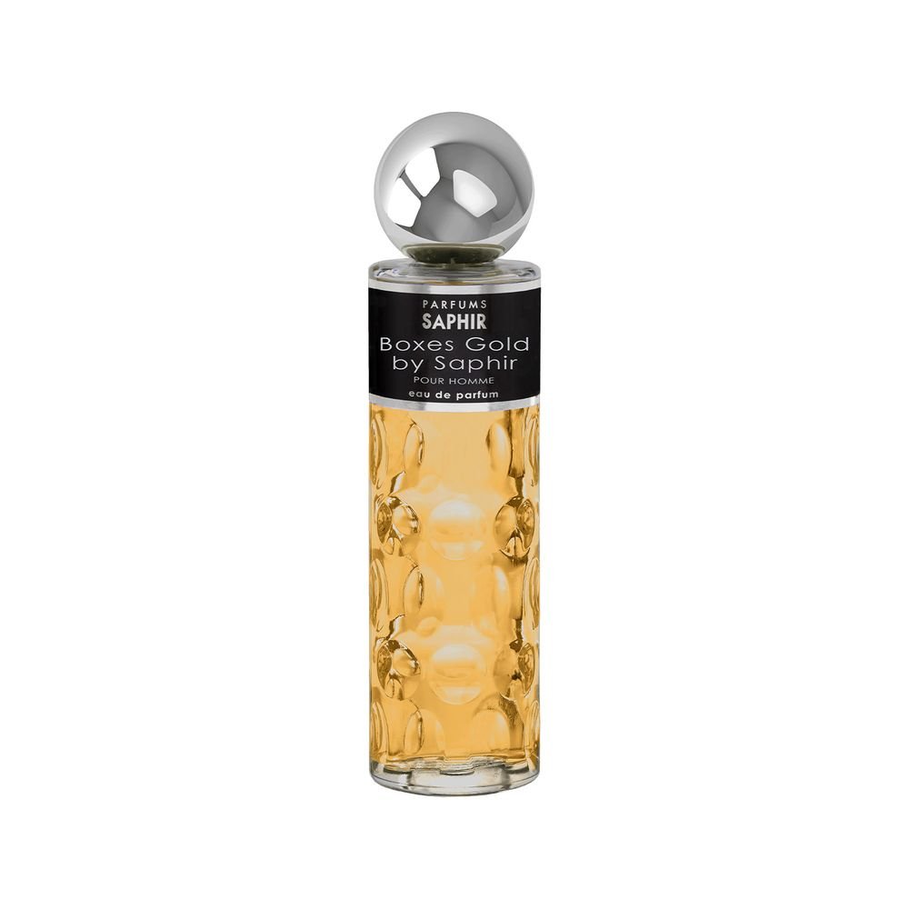 PERFUME 50ML EDP CABALLERO BOXES GOLD | SAPHIR | ENVASE 6 UDS. UNIDAD | 18424730041277 Imagen principal del producto