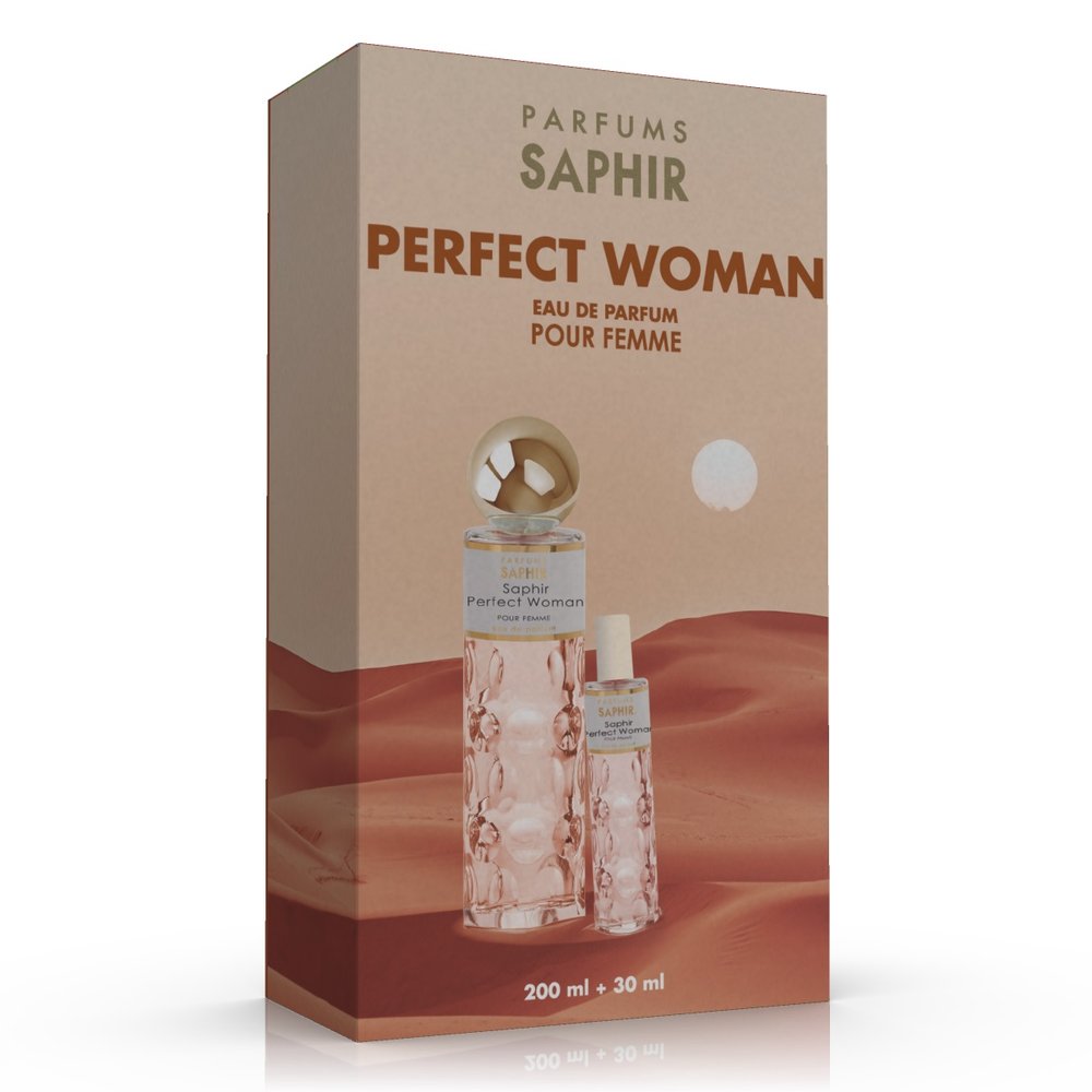 Estuche Mini Duplo 200 + 30ml Perfect Woman SAPHIR