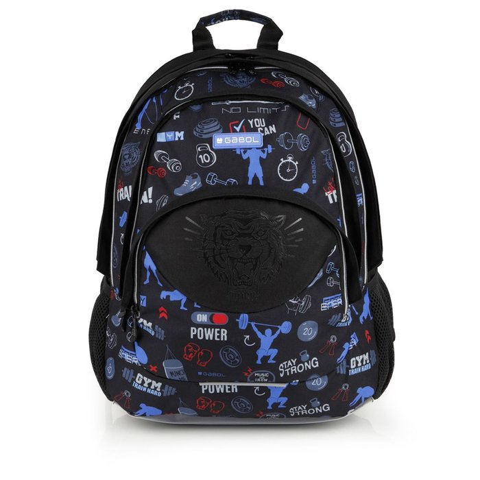 MOCHILA TRAINING NEGRA E IMPERMEABLE | GABOL ESCOLAR Imagen principal del producto