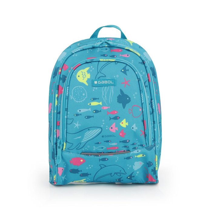 MOCHILA INFANTIL DOBLE PEQUEÑA ACQUA | GABOL ESCOLAR