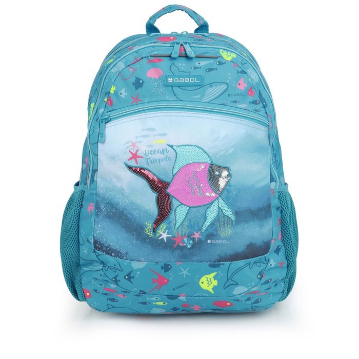 MOCHILA DOBLE ADAPTABLE A CARRO ACQUA | GABOL ESCOLAR Imagen principal del producto
