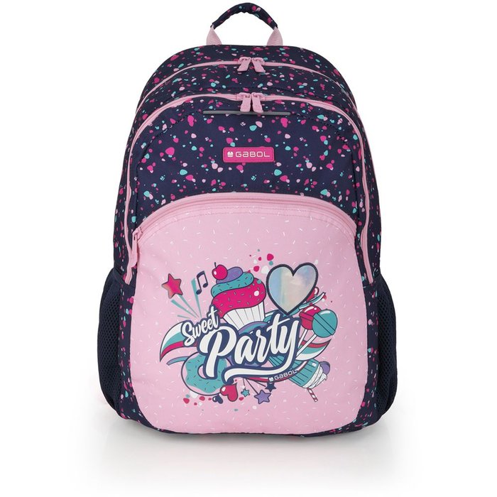 MOCHILA DOBLE ADAPTABLE A CARRO PARTY | GABOL ESCOLAR