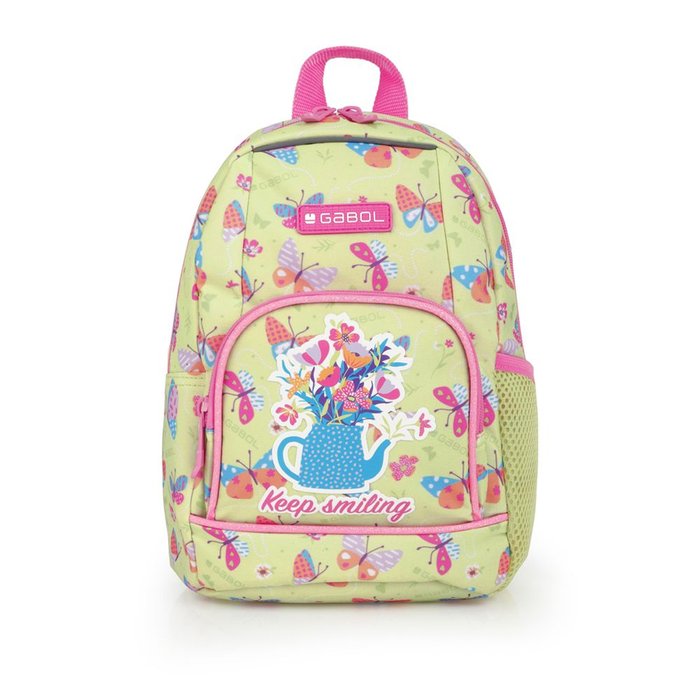 MOCHILA PEQUEÑA BOUQUET CON BOLSILLO FRONTAL | GABOL ESCOLAR Imagen principal del producto