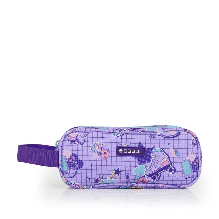 PORTATODO CUADRADO TRIPLE CON ASA FUNNY | GABOL ESCOLAR