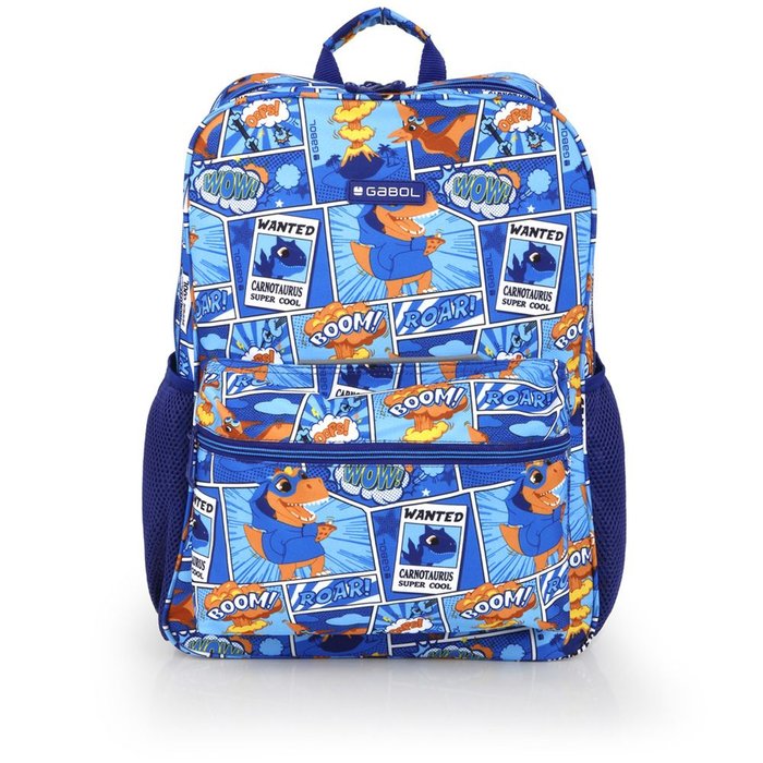 MOCHILA CUADRADA ADAPTABLE A CARRO DINO | GABOL ESCOLAR