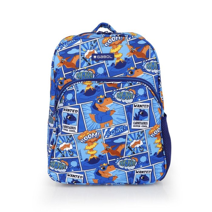 MOCHILA CUADRADA ADAPTABLE A CARRO DINO | GABOL ESCOLAR