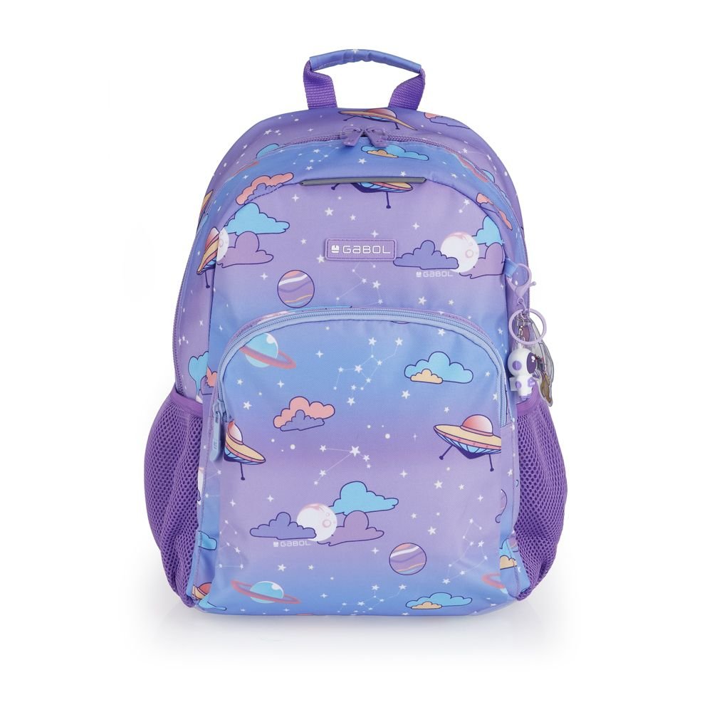 Mochila escolar Cosmos lila Gabol Escolar