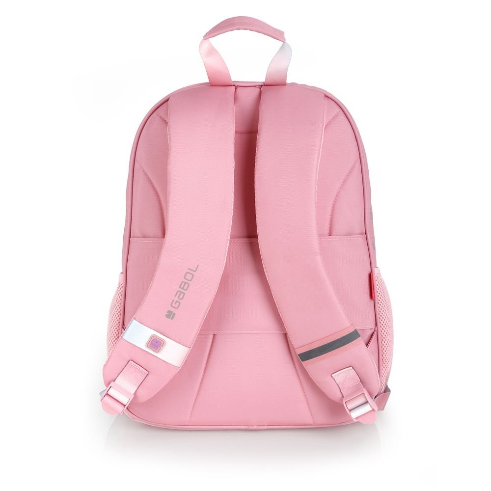 Mochila escolar Gabol Glam 41x31 con rejilla