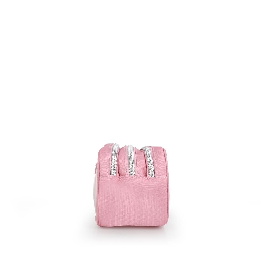 Portatodo rectangular triple con asa Glam Gabol